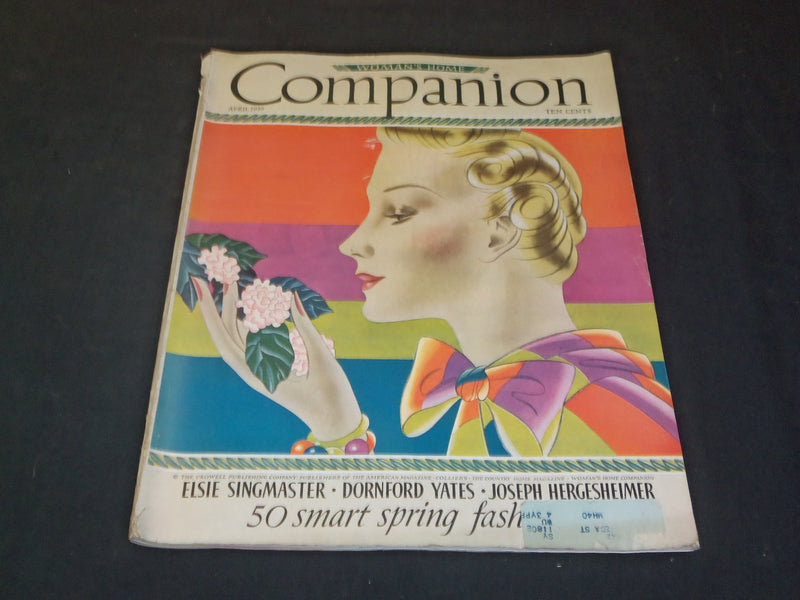 1939 APRIL WOMAN'S HOME COMPANION MAGAZINE - ILLUSTRATED COVER - SP 7004