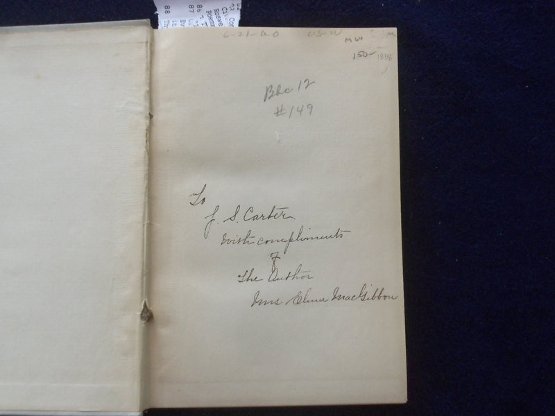 1904 LEAVES OF KNOWLEDGE HARDCOVER BOOK FY ELMA MACGIBBON - KD 8424