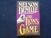 2000 THE LION'S GAME HARDCOVER BOOK BY NELSON DEMILLE - SIGNED - KD 9314