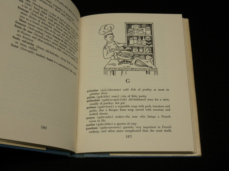 1966 HOW TO READ A FRENCH MENU BOOK INSCRIBED BY MARTIN DALE - FIRST EDN- J 6881