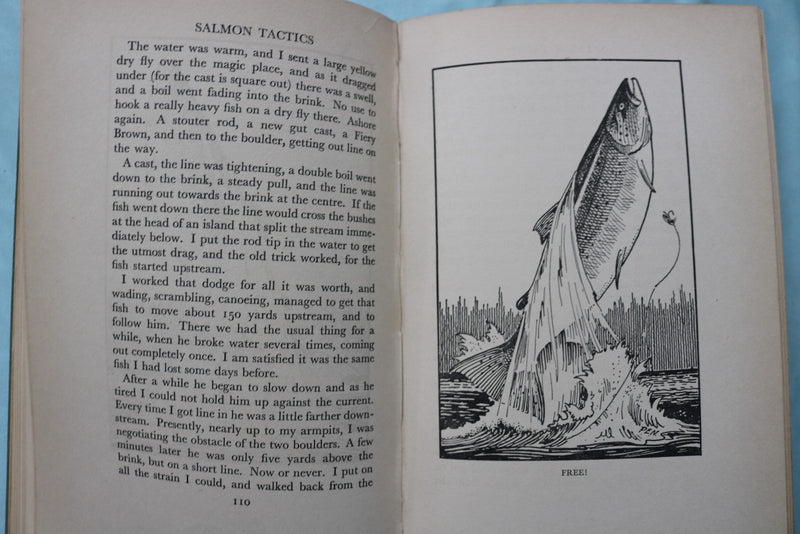 1934 SALMON TACTICS HARDCOVER BOOK BY PERCY E. NOBBS - KD 9728