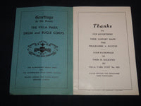 1934 VILLA PARK FALL FESTIVAL SOUVENIR PROGRAM - CHICAGO ILLINOIS - J 8622