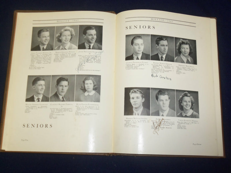 1943 HILLIFE CHAPEL HILL HIGH SCHOOL YEARBOOK - CHAPEL HILL, NC - YB 1872