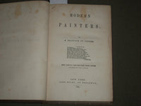 1855 MODERN PAINTERS BY A GRADUATE OF OXFORD VOLUME NO. 1 - NEW YORK - KD 4548