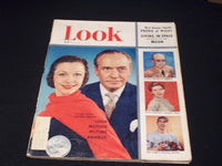 1952 MARCH 11 LOOK MAGAZINE - VIVIEN LEIGH & FREDRIC MARCH FRONT COVER - E 20427