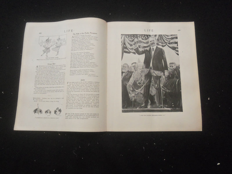1916 MARCH 9 LIFE MAGAZINE - THE PARTY WIRE - L 762W