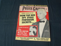 1965 OCTOBER THE NATIONAL POLICE GAZETTE MAGAZINE-STIG WENNERSTROEM, SPY- B 5728