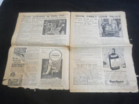 1937 MAY 12 EVENING STANDARD NEWSPAPER - CORONATION OF KING GEORGE VI - NP 5749
