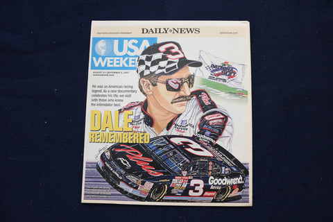 2007 AUG 31-SEP 2 USA WEEKEND MAGAZINE - DALE EARNHARDT COVER - E 18313
