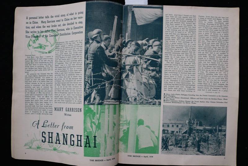 1938 APRIL THE BRIDGE MAGAZINE - POPEYE COVER - K 2911