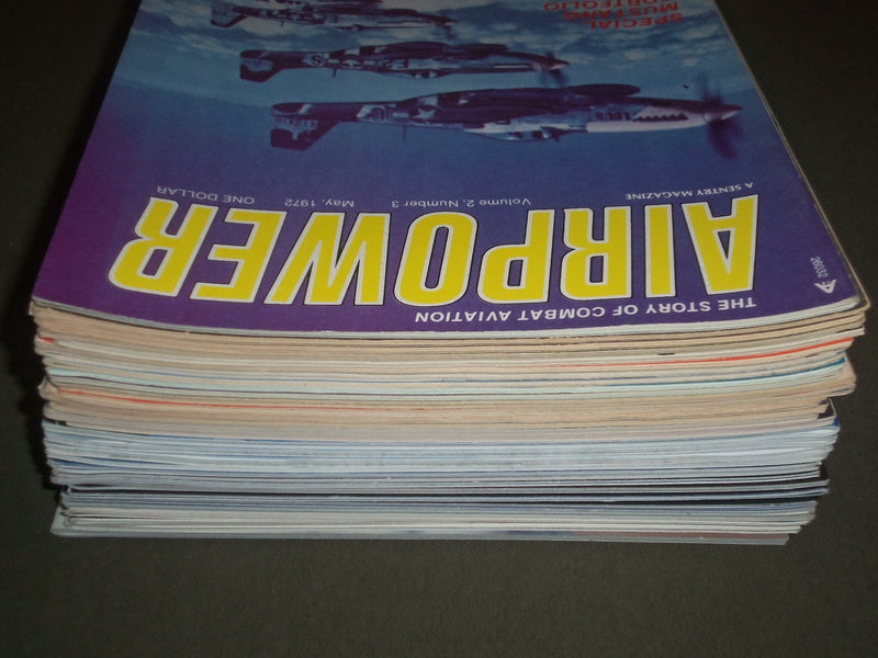 1971-1991 AIR POWER & NAVAL AVIATION MAGAZINES LOT OF 32 - NICE COVERS - O 1407