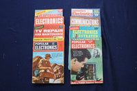 1955-1973 ELECTRONICS MAGAZINES - LOT OF 8 - O 3453
