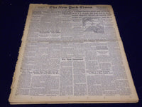 1943 APRIL 6 NEW YORK TIMES - U. S. FLIERS POUND NAPLES & ANTWERP - NT 2141