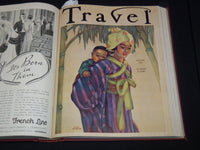 1933 JANUARY-DECEMBER TRAVEL MAGAZINE BOUND VOLUME - GREAT COVERS - KD 2131