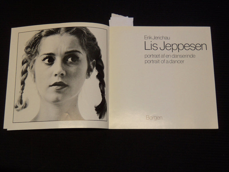 1979 LIS JEPPESEN PORTRAET AF EN DANSERINDE BOOK BY ERIK JERICHAU - J 9558