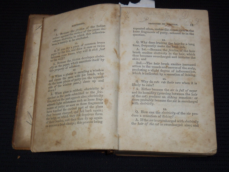 1856 R. E. PETERSON'S FAMILIAR SCIENCE OF COMMON THINGS BOOK - J 8127