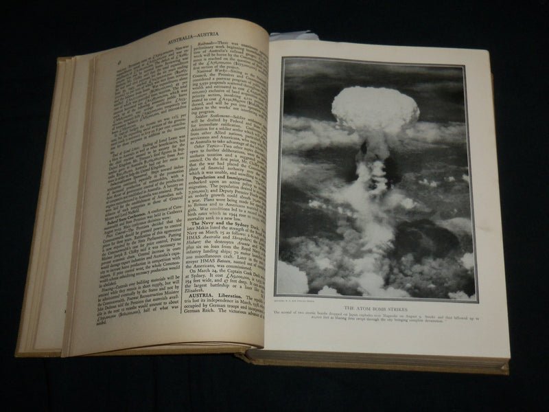 1946 COLLIER'S YEAR BOOK COVERING EVENTS OF THE YEAR 1945 - KD 6822
