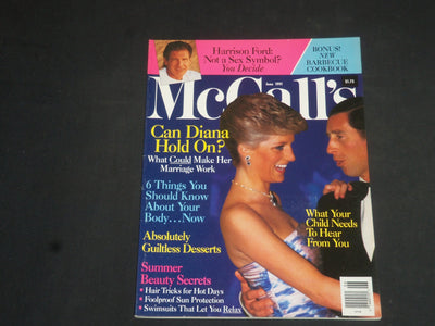 1991 JUNE MCCALL'S MAGAZINE - PRINCESS DIANA COVER - SP 7297