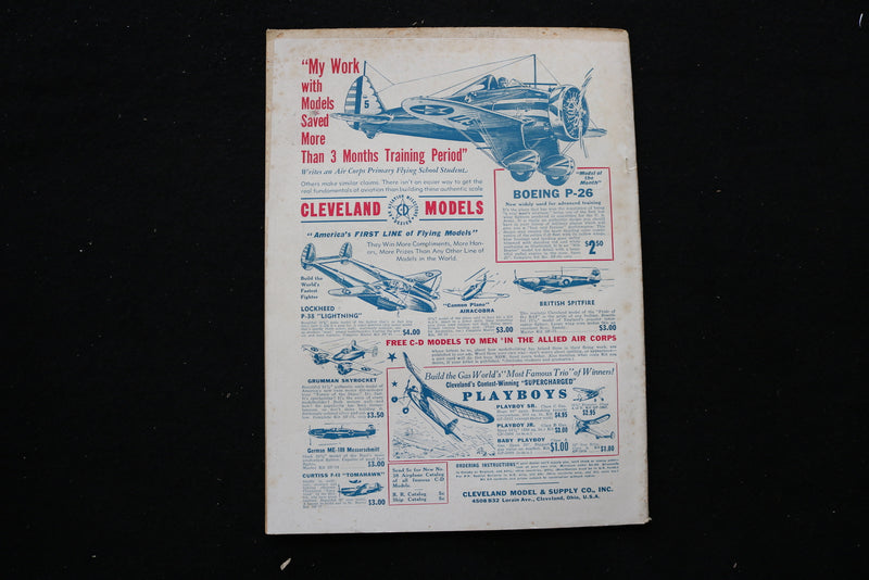 1942 APRIL FLYING ACES MAGAZINE - BOEING B-17E BOMB TOKYO COVER - ST 1011V