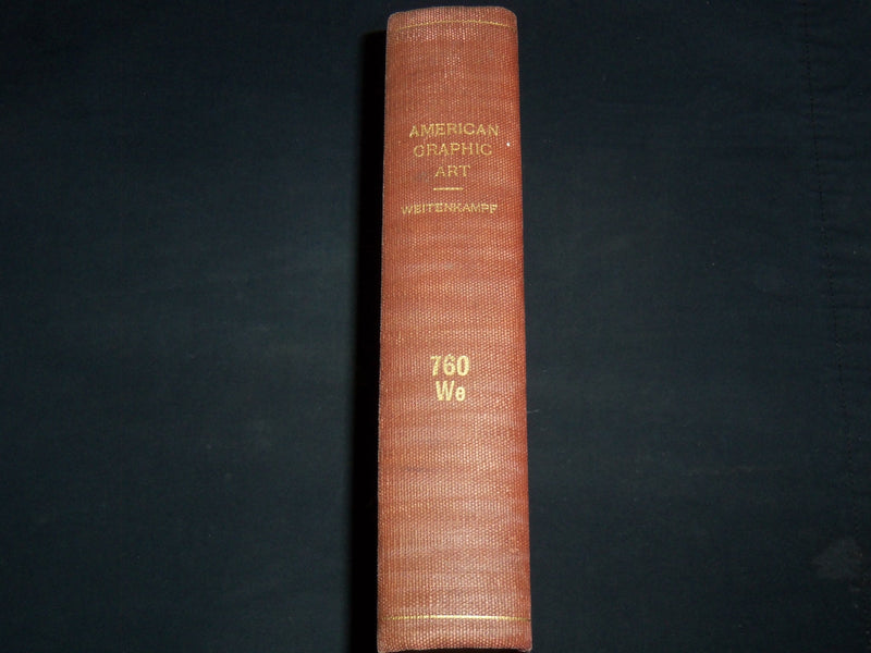1912 AMERICAN GRAPHIC ART BOOK BY F. WEITENKAMPF - ILLUSTRATIONS - KD 5388E