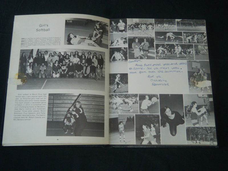 1975 MEMINISSE WEST MORRIS MOUNT OLIVE HIGH SCHOOL YEARBOOK - YB 1654