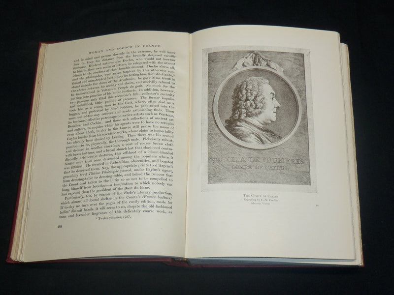 1931 WOMAN AND ROCOCO IN FRANCE HARDCOVER BOOK BY KARL TOTH - KD 2763L