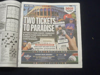 2021 MARCH 31 NEW YORK POST NEWSPAPER - BASEBALL PREVIEW SECTION - METS- YANKEES