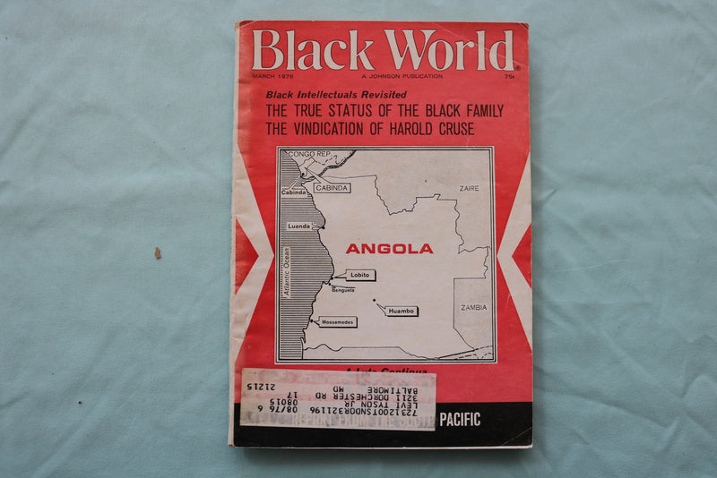 1976 MARCH BLACK WORLD MAGAZINE - REPORT FROM THE SOUTH PACIFIC - K 3375
