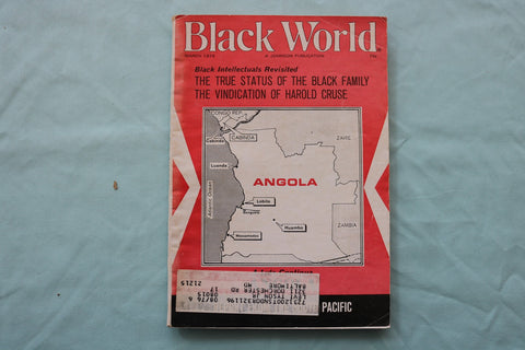1976 MARCH BLACK WORLD MAGAZINE - REPORT FROM THE SOUTH PACIFIC - K 3375