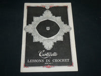 1920 CORTICELLI LESSONS IN CROCHET BOOK NO. 7 - NICE PHOTOS - J 6716