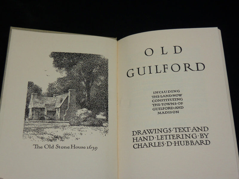 1961 OLD GUIFORD HARDCOVER BOOK BY CHARLES D. HUBBARD - KD 6028