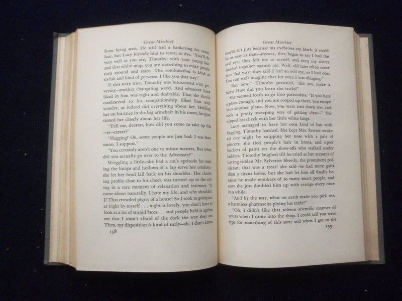 1948 GREAT MISCHIEF HARDCOVER BOOK BY JOSEPHINE PINCKNEY - KD 8410