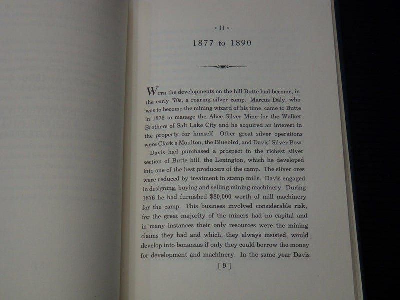 1952 THE FIRST NATIONAL BANK OF BUTTE BOOK - 75 YEARS OF SERVICE - K 2110