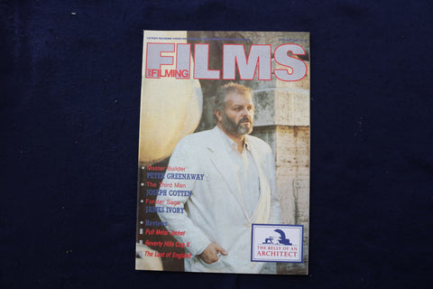 1987 OCTOBER FILMS AND FILMING MAGAZINE - BRIAN DENNEHY COVER - E 18021
