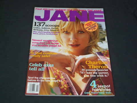 2004 JANUARY/FEBRUARY JANE MAGAZINE - CHARLIZE THERON - SP 3659
