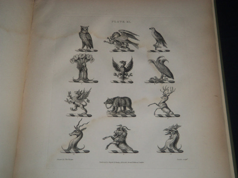 1827 KNIGHT & RUMLEY'S CRESTS OF THE NOBILITY & GENTRY - 29 PLATES - Z 25