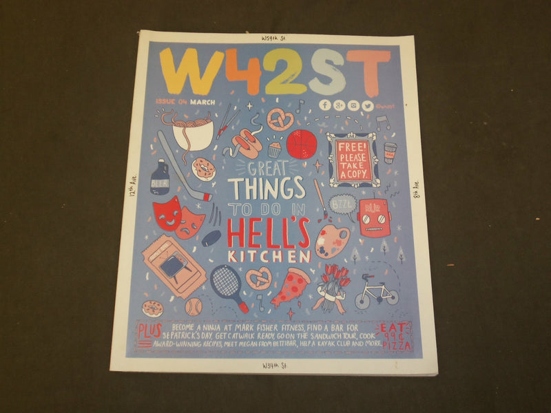 2014 MARCH W42ST MAGAZINE - GREAT THINGS TO DO IN HELL'S KITCHEN - B 5171