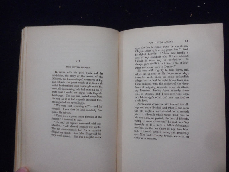 1927 THE COUNTRY OF THE POINTED FIRS HARDCOVER BOOK BY SARAH JEWETT - KD 8365