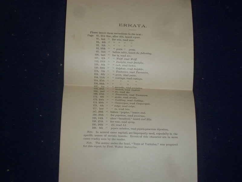 1888 MAINE STATE COLLEGE ANNUAL REPORT - PART II - J 4449