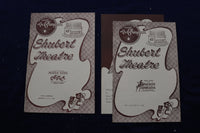 1947-1961 SHUBERT THEATRE PROGRAMS - LOT OF 9 - NEW HAVEN, CT - K 760