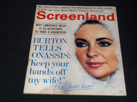 1969 FEBRUARY SCREENLAND PLUS TV LAND MAGAZINE - LIZ TAYLOR - E 13548