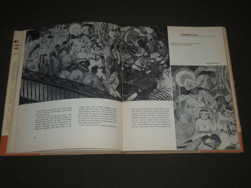 1952 45 CONTEMPORARY MEXICAN ARTISTS BOOK BY VIRGINIA STEWART - KD 3821
