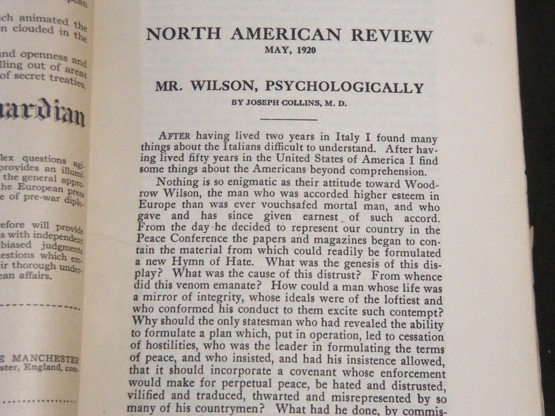 1908-1923 NORTH AMERICAN REVIEW LOT OF 18 ISSUES - STORIES/ARTICLES - WR 1291
