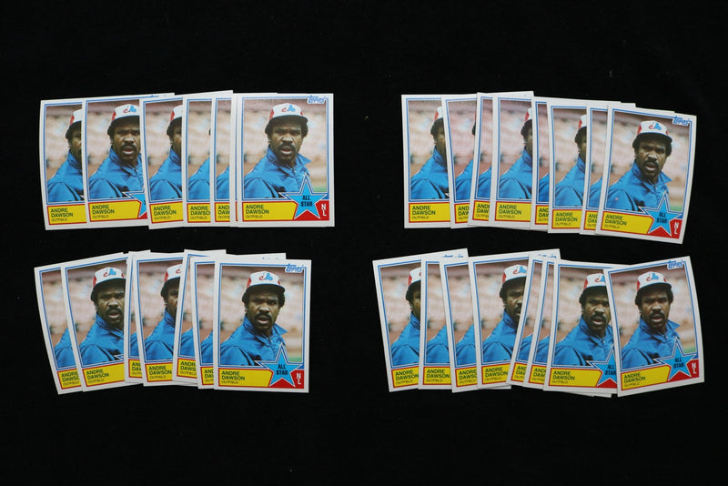 ANDRE DAWSON ALL STAR 1983 TOPPS BASEBALL CARDS- #402 - NM-MT - LOT OF 30 - #115