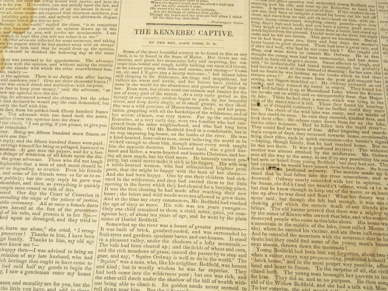 1850 NOVEMBER 30 BOSTON MUSEUM NEWSPAPER -BARNUM'S MANSION - JENNY LIND- NP 9041