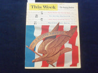 1962 JANUARY 7 THIS WEEK MAGAZINE SECTION - JOE DIMAGGIO - J 9800