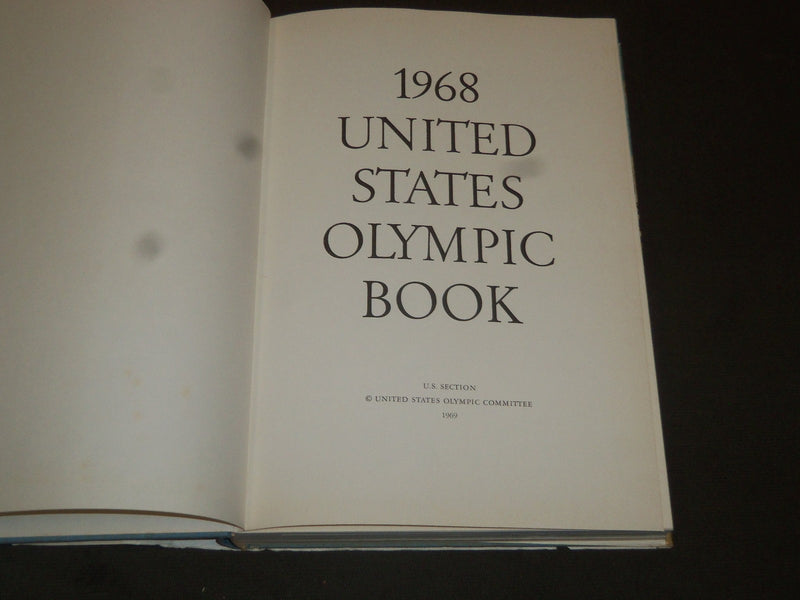 1968 UNITED STATES OLYMPIC HARDCOVER BOOK - GREAT PHOTOS - KD 3596