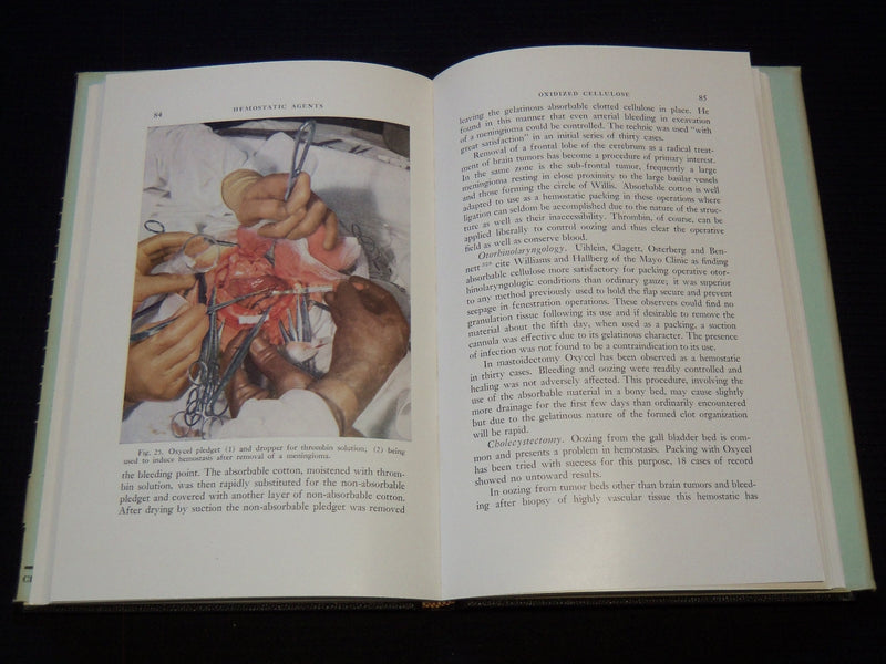 1948 HEMOSTATIC AGENTS HARDCOVER BOOK BY SEEGERS & SHARP - KD 7874