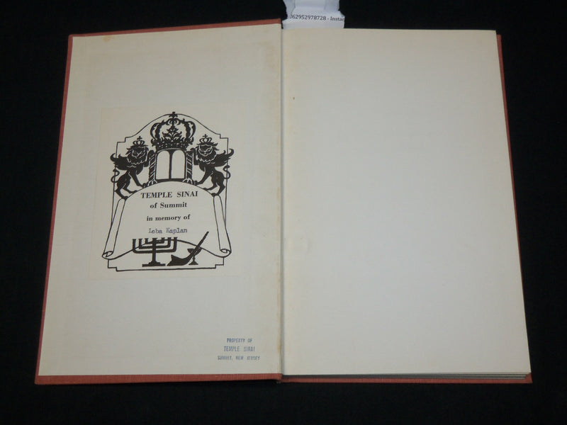 1957 ADVENTURE ON MANHATTAN ISLAND HARDCOVER BOOK BY ABRAHAM BURSTEIN - KD 6530