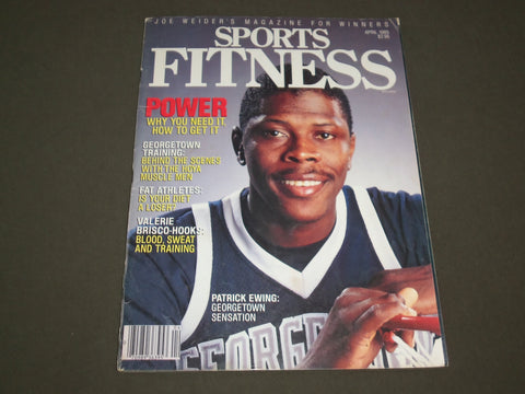 1985 APRIL SPORTS FITNESS MAGAZINE - PATRICK EWING - SP 9758